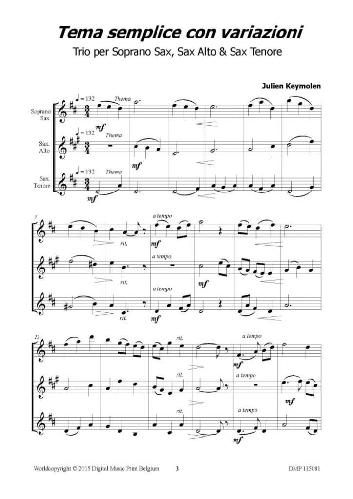 Tema Simplice Con Variationi